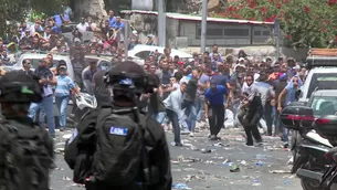 Tres palestinos mueren en enfrentamientos con fuerzas israelíes. Video: AFP