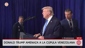 Donald Trump amenaza a Delcy Rodríguez tras la captura de Nicolás Maduro. Foto y video: América Noticias