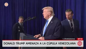 Donald Trump amenaza a Delcy Rodríguez tras la captura de Nicolás Maduro. Foto y video: América Noticias