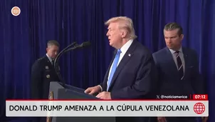 Donald Trump amenaza a Delcy Rodríguez tras la captura de Nicolás Maduro. Foto y video: América Noticias