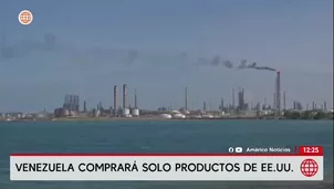 Trump anuncia que Venezuela comprará solo productos de EE. UU./ América Noticias