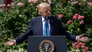 Trump ataca a Harvard y jueces durante acto por los caídos