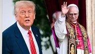 Trump celebró elección de León XIV como papa estadounidense