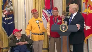 Trump hace "chiste" sobre Pocahontas al honrar a nativos de EE.UU.