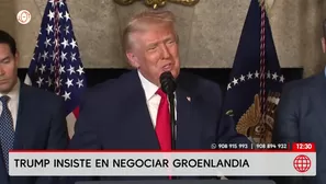 Trump insiste en negociar Groenlandia y descarta usar la fuerza/ América Noticias