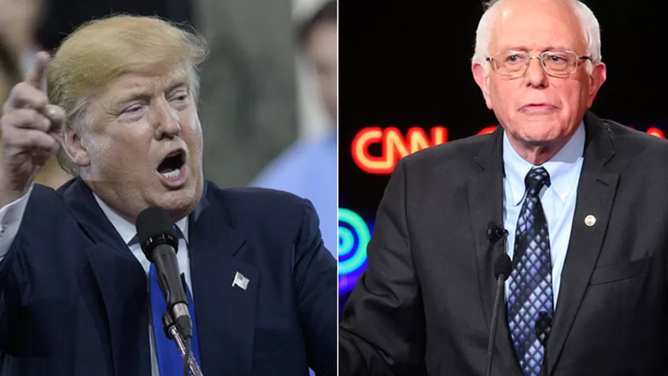   "Bernie Sanders miente cuando dice que los manifestantes no recibieron órdenes de acudir a mis actos", dijo Donald Trump / Fotos: AFP