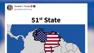 EE.UU: ¿Por qué  Donald Trump señaló a Venezuela como estado 51?