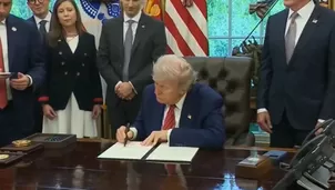 Trump amenaza a la UE con un arancel del 50% a partir de junio. Video: Canal N