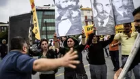 Manifestaciones por el Día del Trabajador en Turquía. Foto: AFP