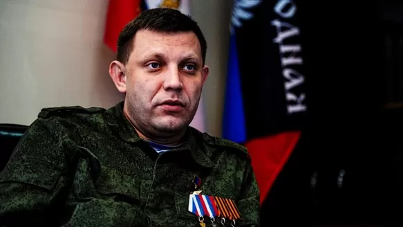 Alexander Zakharchenko, dirigente separatista prorruso en Ucrania. Foto: AFP