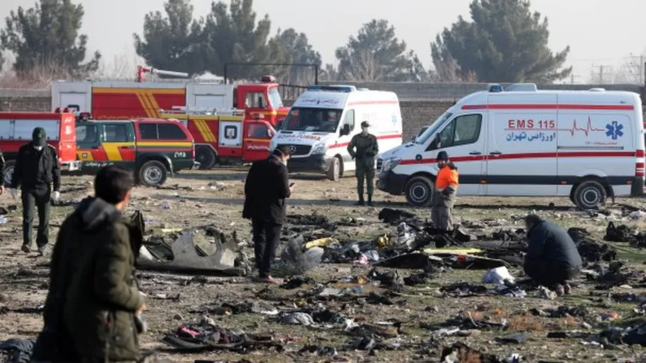 Ucrania pide a aliados &quot;pruebas&quot; sobre el avi&oacute;n que se estrell&oacute; en Ir&aacute;n. Foto: AFP