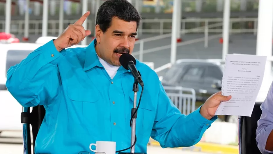 Nicolás Maduro, presidente de Venezuela. Foto: AFP