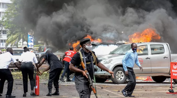 Atentado en Uganda. Foto: AFP Atentado en Uganda. Foto: AFP