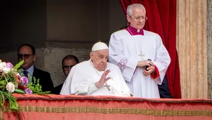 Última aparición del papa Francisco fue durante el Domingo de Resurrección. Foto: Andina / Video: Canal N