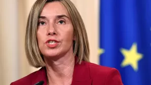 Federica Mogherini, jefa de la diplomacia de la Unión Europea. Foto: AFP