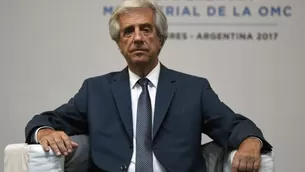 Uruguay: presidente Tabar&eacute; V&aacute;zquez revela tener un n&oacute;dulo pulmonar con &quot;proceso maligno&quot;. Foto: AFP