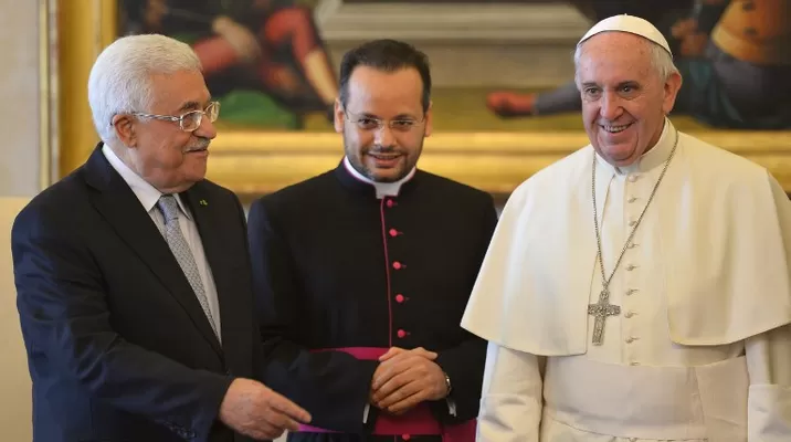 El acuerdo expresa el apoyo del Vaticano a favor de una soluci&oacute;n del conflicto entre israel&iacute;es y palestinos en el marco de la f&oacute;rmula de dos Estados. (V&iacute;a: AFP)