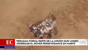 Vehículo Perseverance de la NASA aterriza en Marte. América Noticias