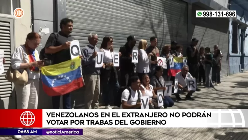 Venezolanos en el extranjero no podrán votar por trabas del gobierno de Nicolás Maduro