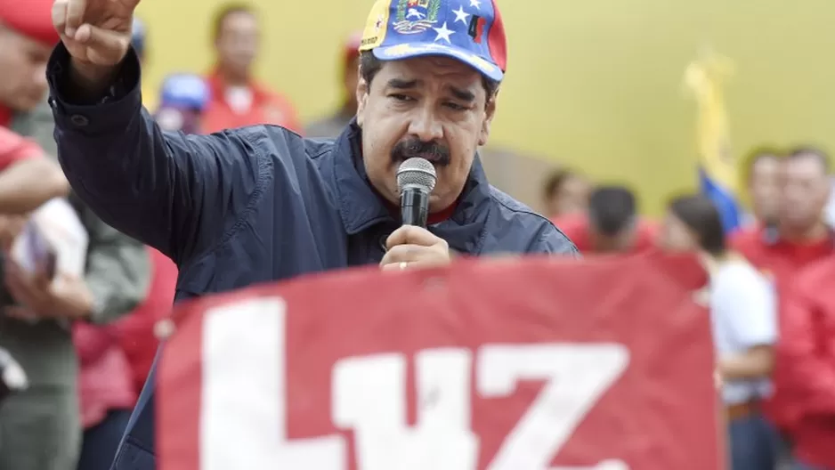 Nicolás Maduro, presidente de Venezuela. Foto: AFP.