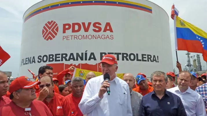 Petrolera estatal de Venezuela. Foto: AFP Petrolera estatal de Venezuela. Foto: AFP