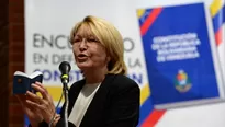 Exfiscal Luisa Ortega está en Colombia tras huir de Venezuela. Video y foto: AFP