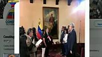 Venezuela: gobernadores opositores juramentan ante Constituyente. Video: AFP