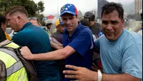 Capriles fue trasladado a una clínica y fue dado de alta a las pocas horas. Foto: Sumarium