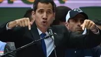 Juan Guaid&oacute; present&oacute; detalles de la &quot;Operaci&oacute;n Libertad&quot; y convoc&oacute; a marcha contra Nicol&aacute;s Maduro. Foto: AFP