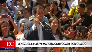 Guaidó pidió a 250.000 voluntarios, inscritos para colaborar en el ingreso de la ayuda, organizarse. Foto: América Noticias