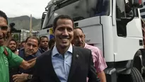 Guaidó dijo que el sábado 23 de febrero entrará a Venezuela la ayuda donada por diferentes países. (Foto: AFP/Video: Canal N)