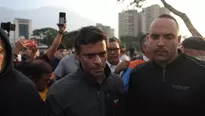 Venezuela: Leopoldo López y su familia se refugian en embajada de Chile en Caracas. Foto: Captura