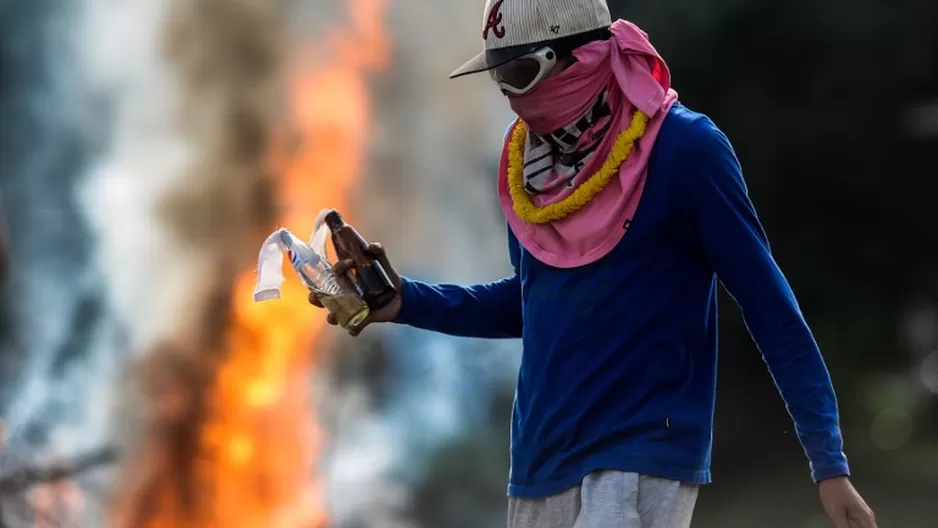 Continúan protestas contra Maduro en Caracas y toda Venezuela. Foto: AFP