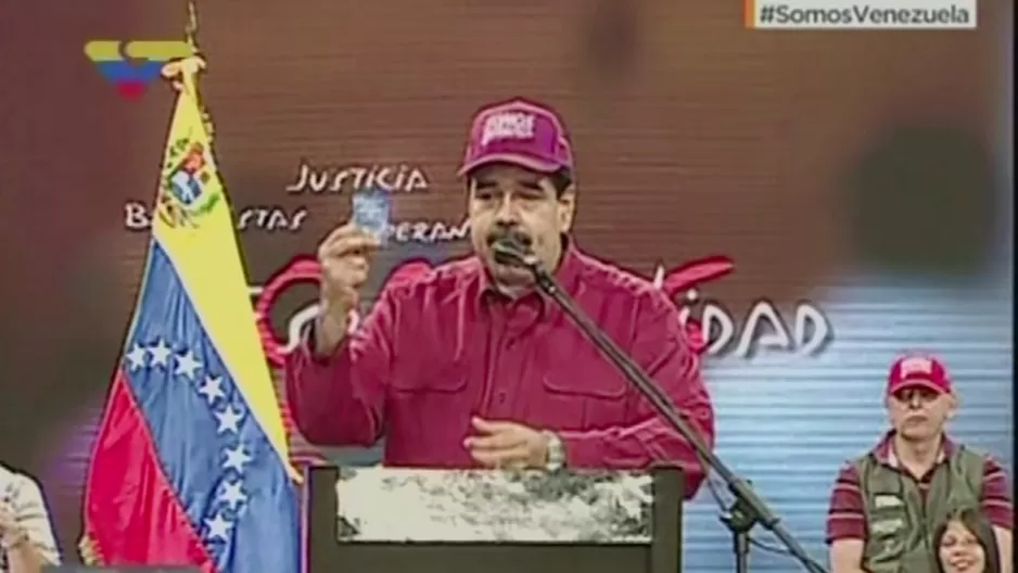 Nicolás Maduro, presidente de Venezuela. Foto: AFP