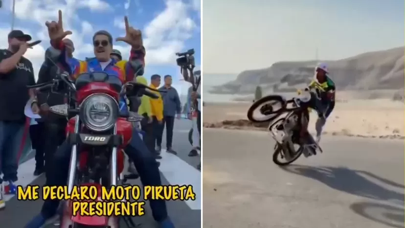 Venezuela: Nicolás Maduro declaró las piruetas en motocicletas como deporte nacional en su país
