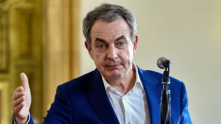 José Luis Rodríguez Zapatero, exjefe del Gobierno español. Foto: AFP