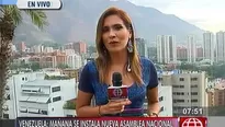 América Noticias viajó a Caracas para informar sobre el cambio de Parlamento en Venezuela.