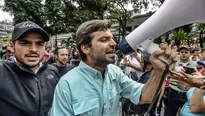 Juan Andrés Mejía, coordinador de  Voluntad Popular. Foto: AFP