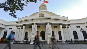 Sede de la Asamblea Nacional de Venezuela, en Caracas. Foto: AFP.