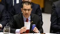 Jorge Arreaza, canciller de Venezuela. Foto: AFP