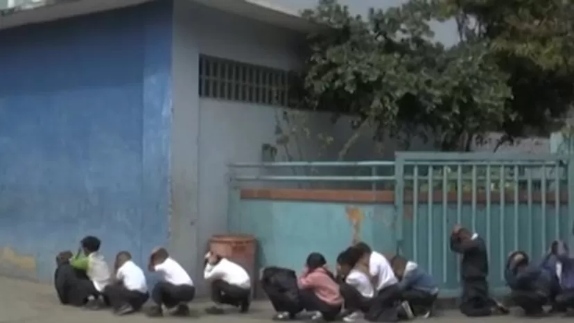 Venezuela: Así es el simulacro antitiroteos en los colegios 