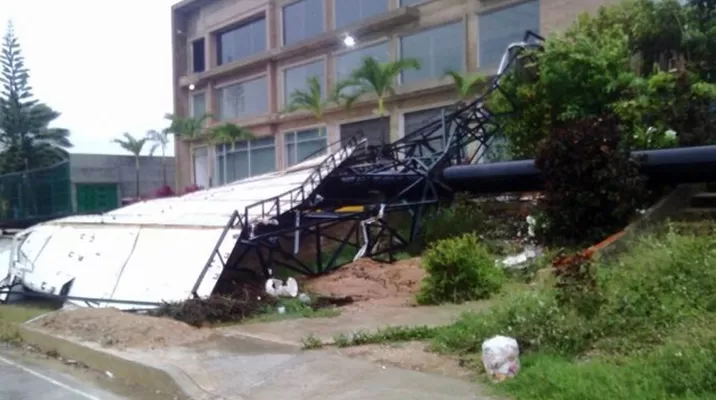 Tormenta tropical 'Bret' ha dejado daños materiales en Venezuela. Foto: @Gemj1879 Tormenta tropical 'Bret' ha dejado daños materiales en Venezuela. Foto: @Gemj1879