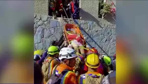 Venezuela: USAR del Perú y El Salvador rescataron a mujer de 60 años de los escombros. Foto y video: Canal N