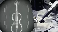 El violín más pequeño del mundo mide solo 35 micras