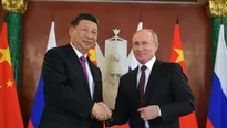 Vladimir Putin y Xi Jinping lanzan contraofensiva contra guerra comercial de Estados Unidos. Foto: AFP