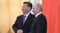 Vladimir Putin y Xi Jinping llaman al di&aacute;logo y rechazan una intervenci&oacute;n militar en Venezuela. Foto: AFP