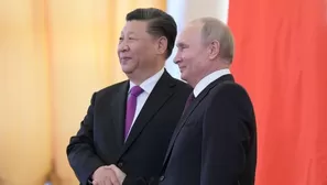 Vladimir Putin y Xi Jinping llaman al di&aacute;logo y rechazan una intervenci&oacute;n militar en Venezuela. Foto: AFP