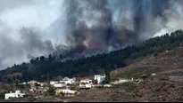 El volcán Cumbre Vieja en la isla española de La Palma entra en erupción. Foto: AFP