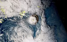 Volcán Tonga: Imágenes satelitales de la erupción que generó tsunami - Noticias de oscar-caipo