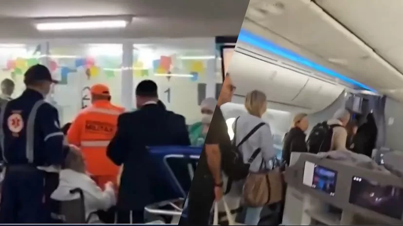Un vuelo con destino a Montevideo aterrizó en Brasil por fuertes turbulencias